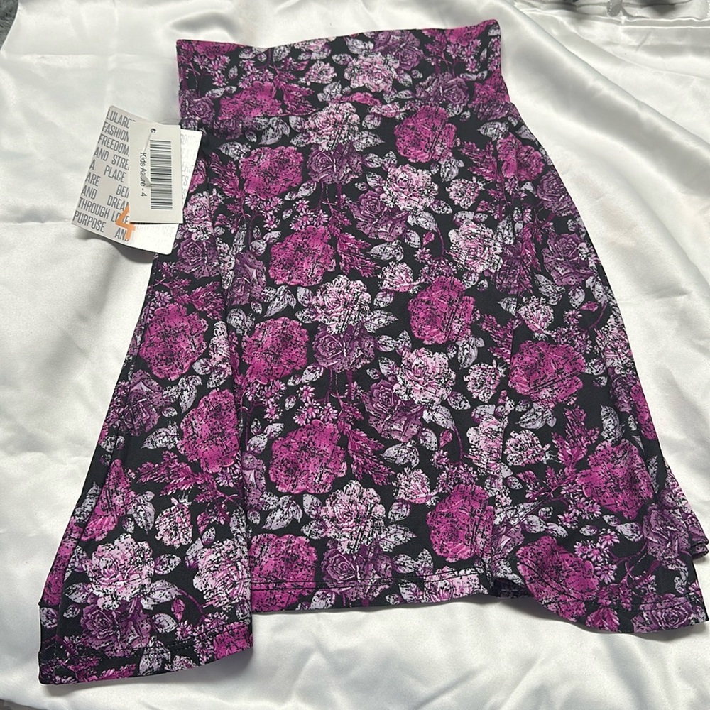 Kids Azure fit and flare skirt